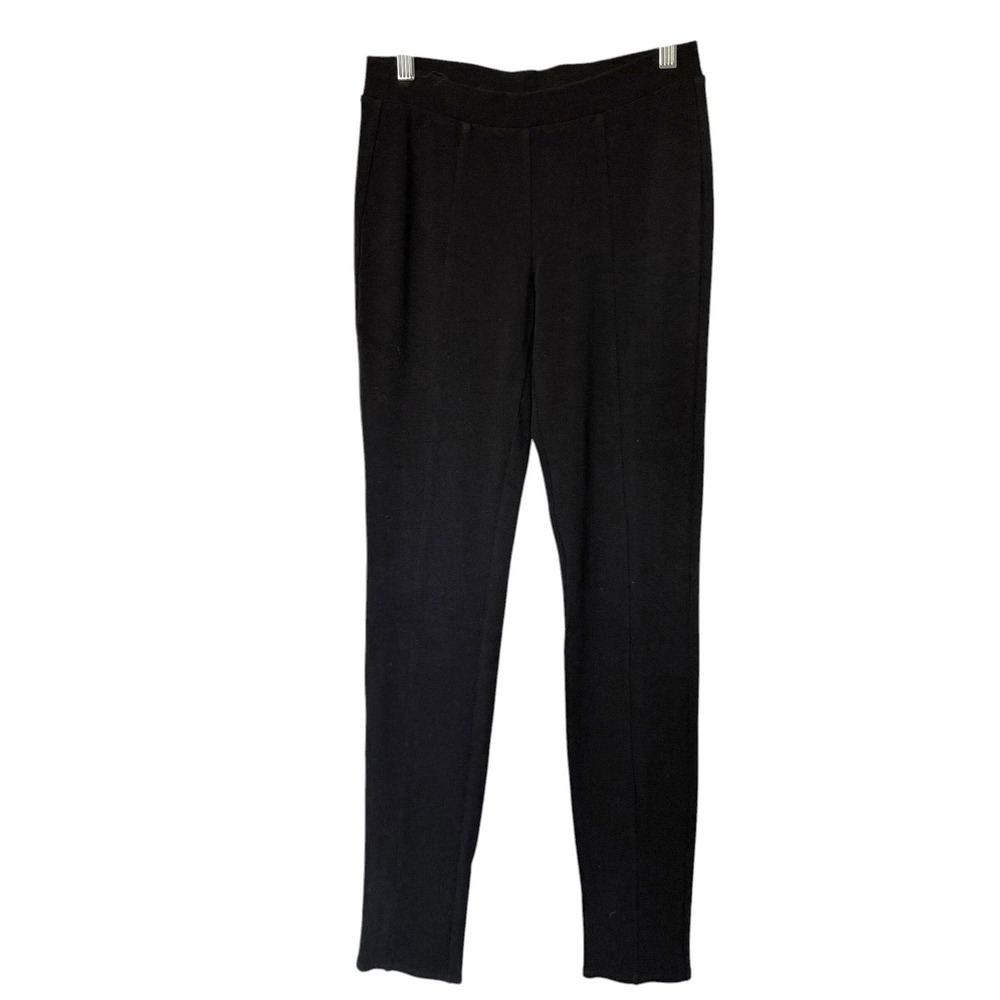 Twenty Leggings Women Small Black NEW High Rise Ribbed Front Seam HXGP-006